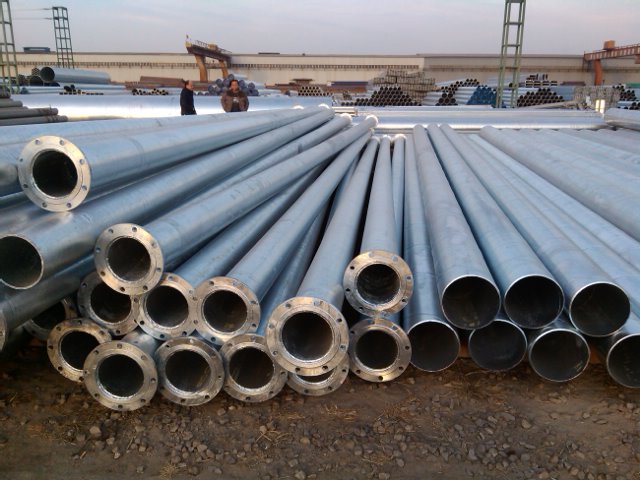 法蘭式連接鍍鋅螺旋鋼管